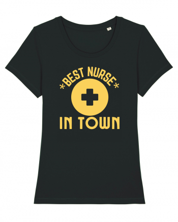 Best Nurse In Town Black