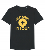 Best Nurse In Town Tricou mânecă scurtă guler larg Bărbat Skater