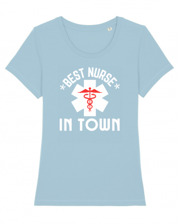 Best Nurse In Town Sky Blue