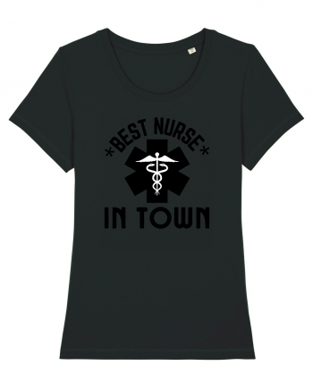 Best Nurse In Town Black