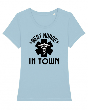 Best Nurse In Town Sky Blue