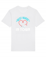 Best Nurse In Town Tricou mânecă scurtă Unisex Rocker