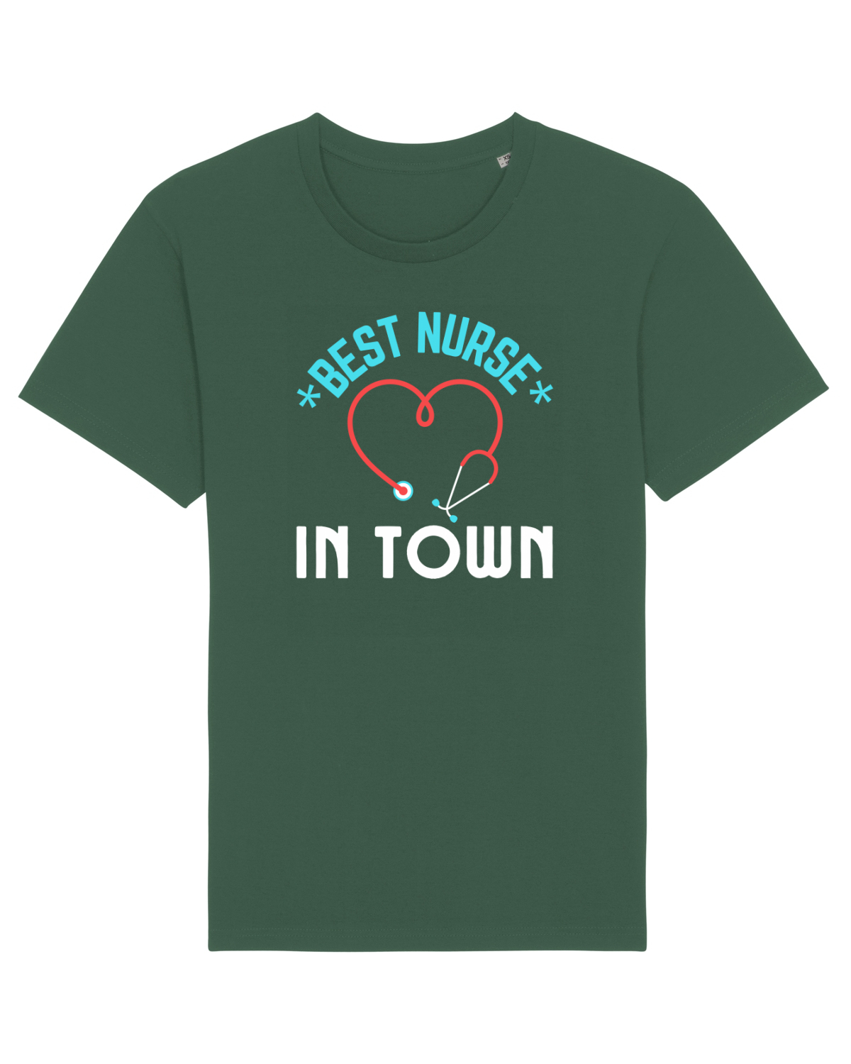 Tricou mânecă scurtă Unisex Rocker Bottle Green