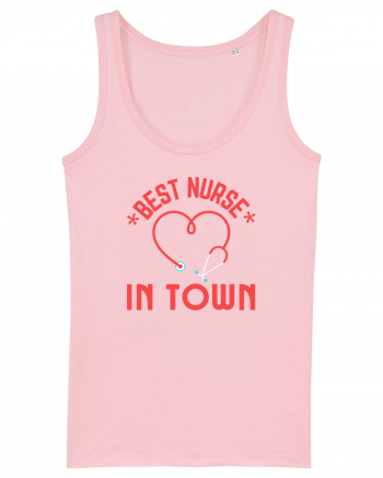 Best Nurse In Town Cotton Pink