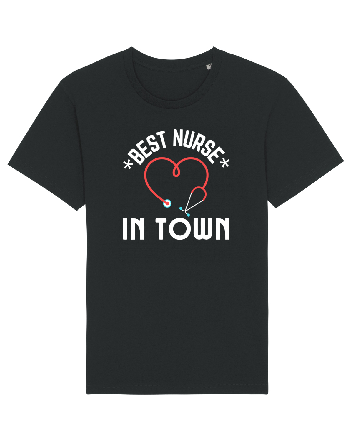 Tricou mânecă scurtă Unisex Rocker Black