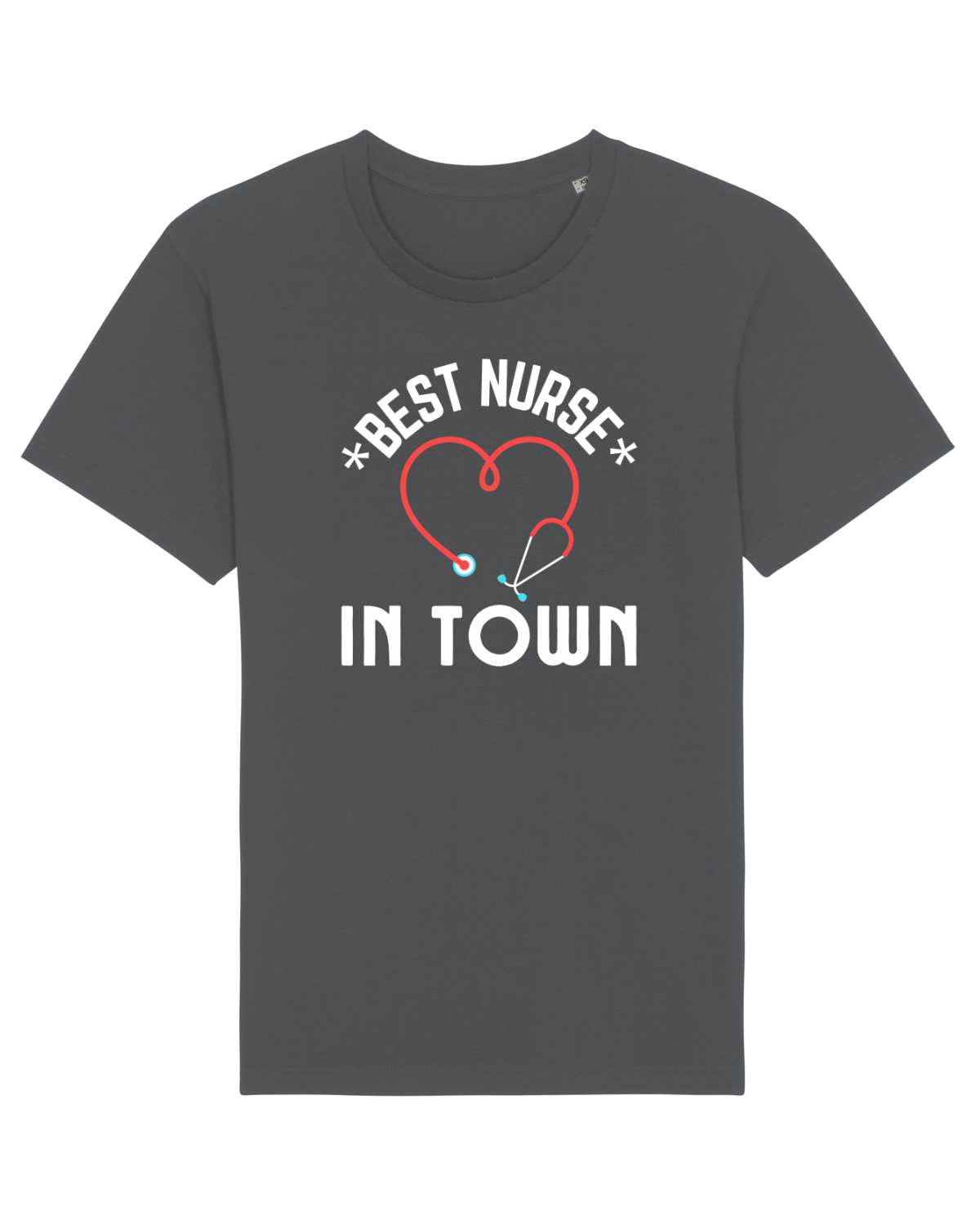 Tricou mânecă scurtă Unisex Rocker Anthracite