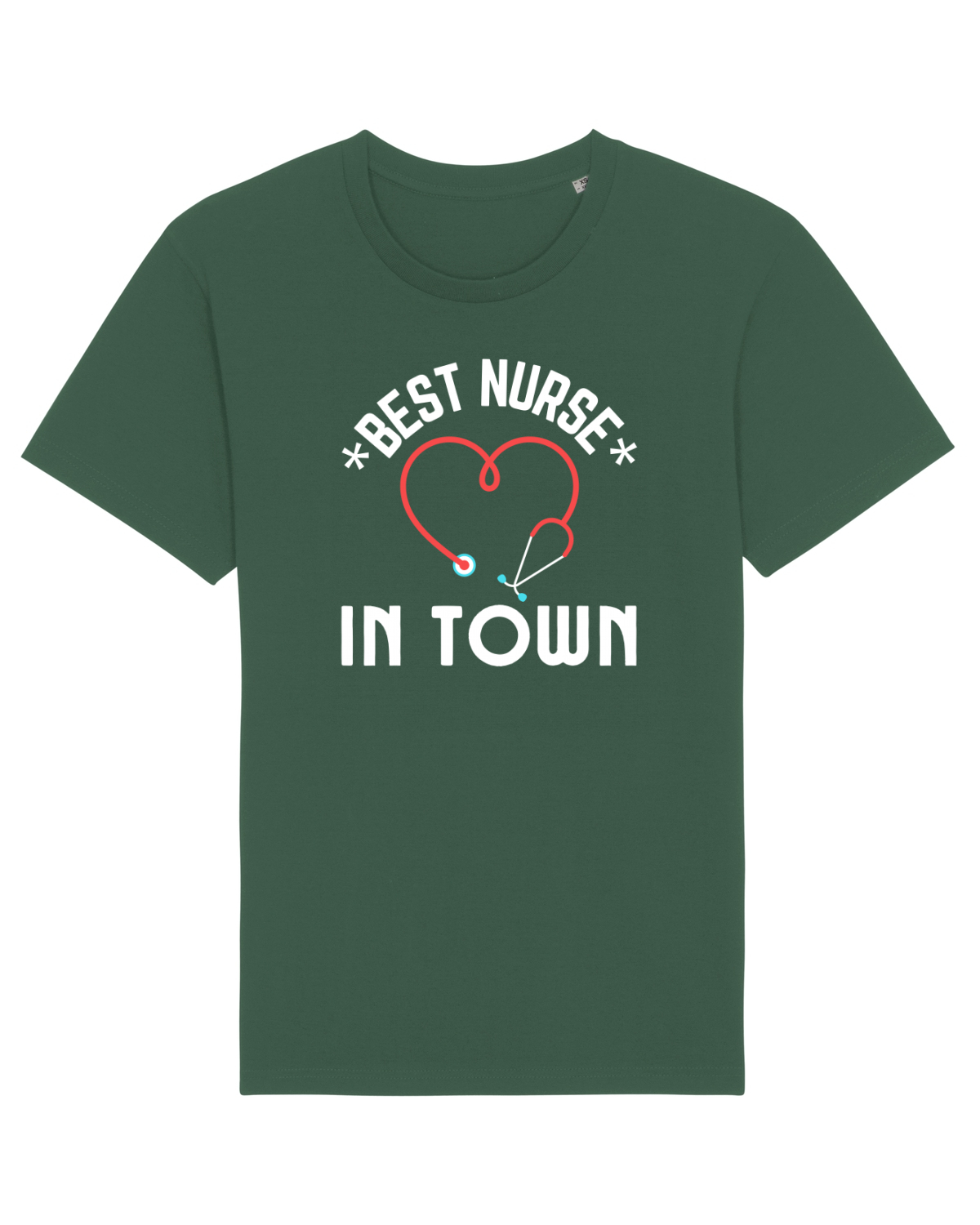 Tricou mânecă scurtă Unisex Rocker Bottle Green