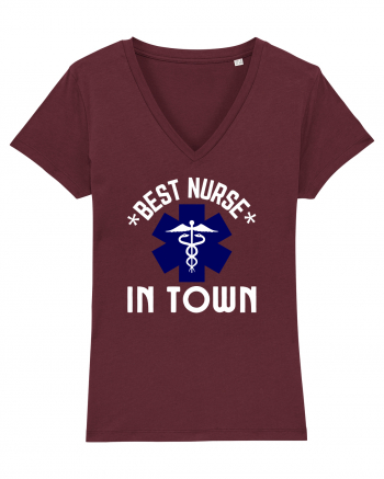 Best Nurse In Town Burgundy