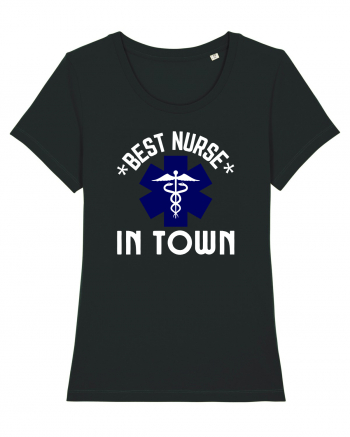 Best Nurse In Town Black