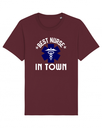 Best Nurse In Town Burgundy