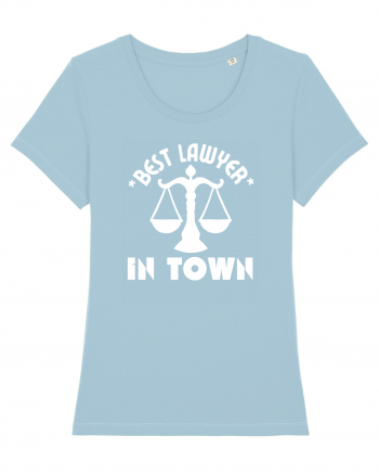 Best Lawyer In Town  Sky Blue
