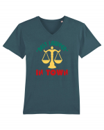 Best Lawyer In Town  Tricou mânecă scurtă guler V Bărbat Presenter