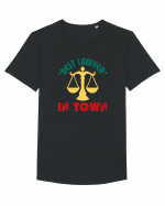 Best Lawyer In Town  Tricou mânecă scurtă guler larg Bărbat Skater
