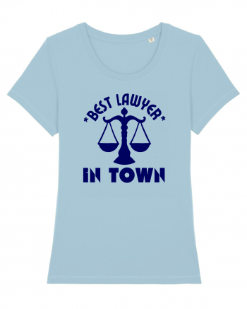 Best Lawyer In Town  Sky Blue