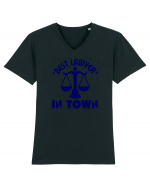 Best Lawyer In Town  Tricou mânecă scurtă guler V Bărbat Presenter