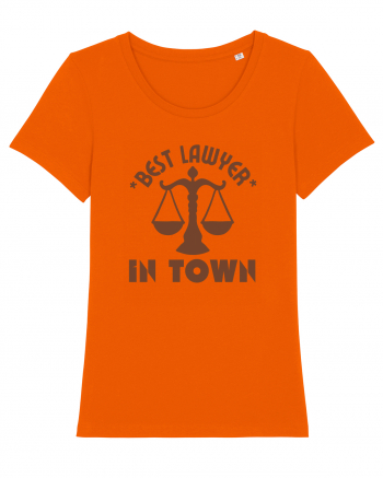 Best Lawyer In Town  Bright Orange