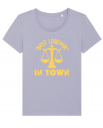 Best Lawyer In Town  Tricou mânecă scurtă guler larg fitted Damă Expresser