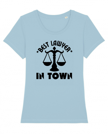 Best Lawyer In Town  Sky Blue