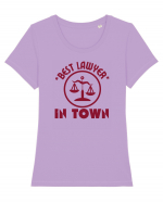 Best Lawyer In Town  Tricou mânecă scurtă guler larg fitted Damă Expresser