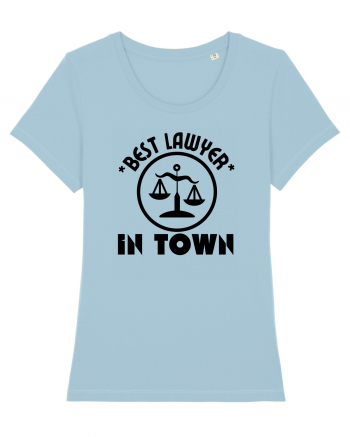 Best Lawyer In Town  Sky Blue