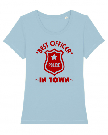 Best Police Office In Town Sky Blue