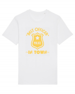 Best Police Office In Town Tricou mânecă scurtă Unisex Rocker