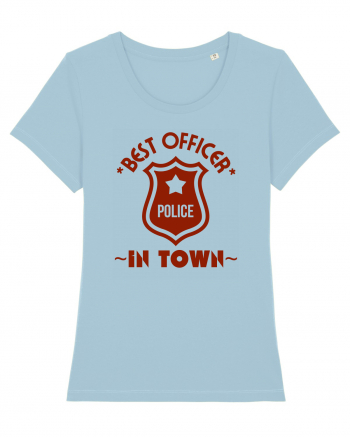 Best Police Office In Town Sky Blue