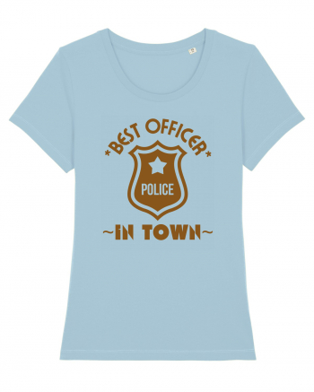 Best Police Office In Town Sky Blue