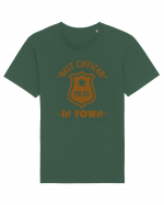 Best Police Office In Town Tricou mânecă scurtă Unisex Rocker