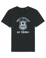 Best Police Office In Town Tricou mânecă scurtă Unisex Rocker