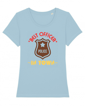 Best Police Office In Town Sky Blue