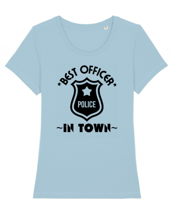 Best Police Office In Town Sky Blue