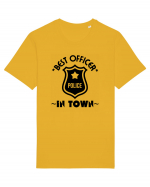 Best Police Office In Town Tricou mânecă scurtă Unisex Rocker