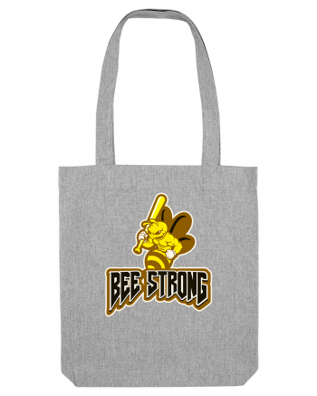 Bee Strong Heather Grey