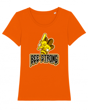 Bee Strong Bright Orange