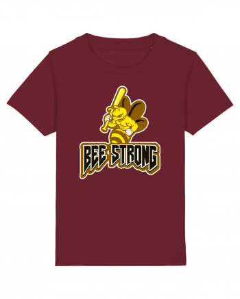 Bee Strong Burgundy