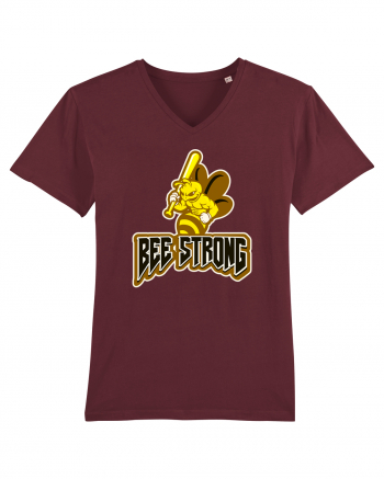 Bee Strong Burgundy