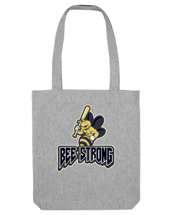 Bee Strong Heather Grey