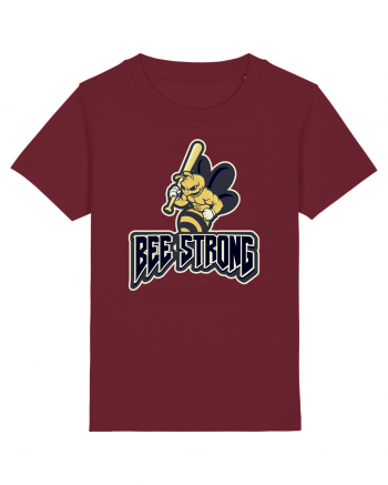 Bee Strong Burgundy