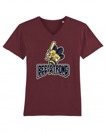 Bee Strong Burgundy