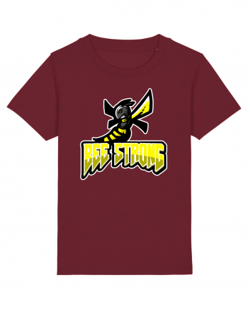 Bee Strong Burgundy