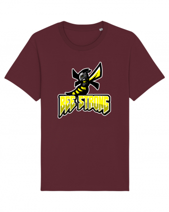 Bee Strong Burgundy