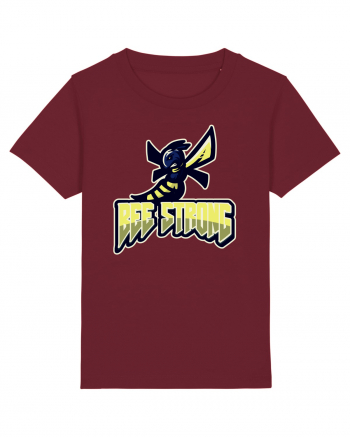 Bee Strong Burgundy