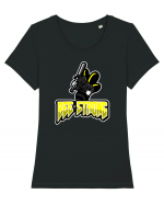 Bee Strong Tricou mânecă scurtă guler larg fitted Damă Expresser