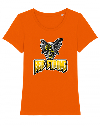 Bee Strong Bright Orange