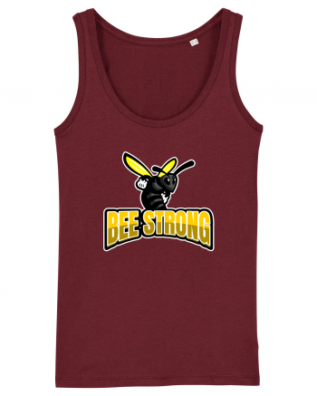 Bee Strong Burgundy