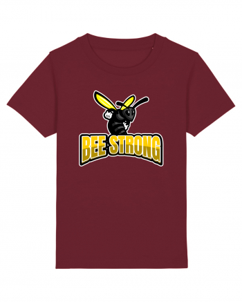 Bee Strong Burgundy