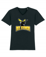 Bee Strong Tricou mânecă scurtă guler V Bărbat Presenter