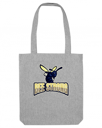 Bee Strong Heather Grey