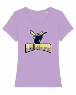 Bee Strong Tricou mânecă scurtă guler larg fitted Damă Expresser